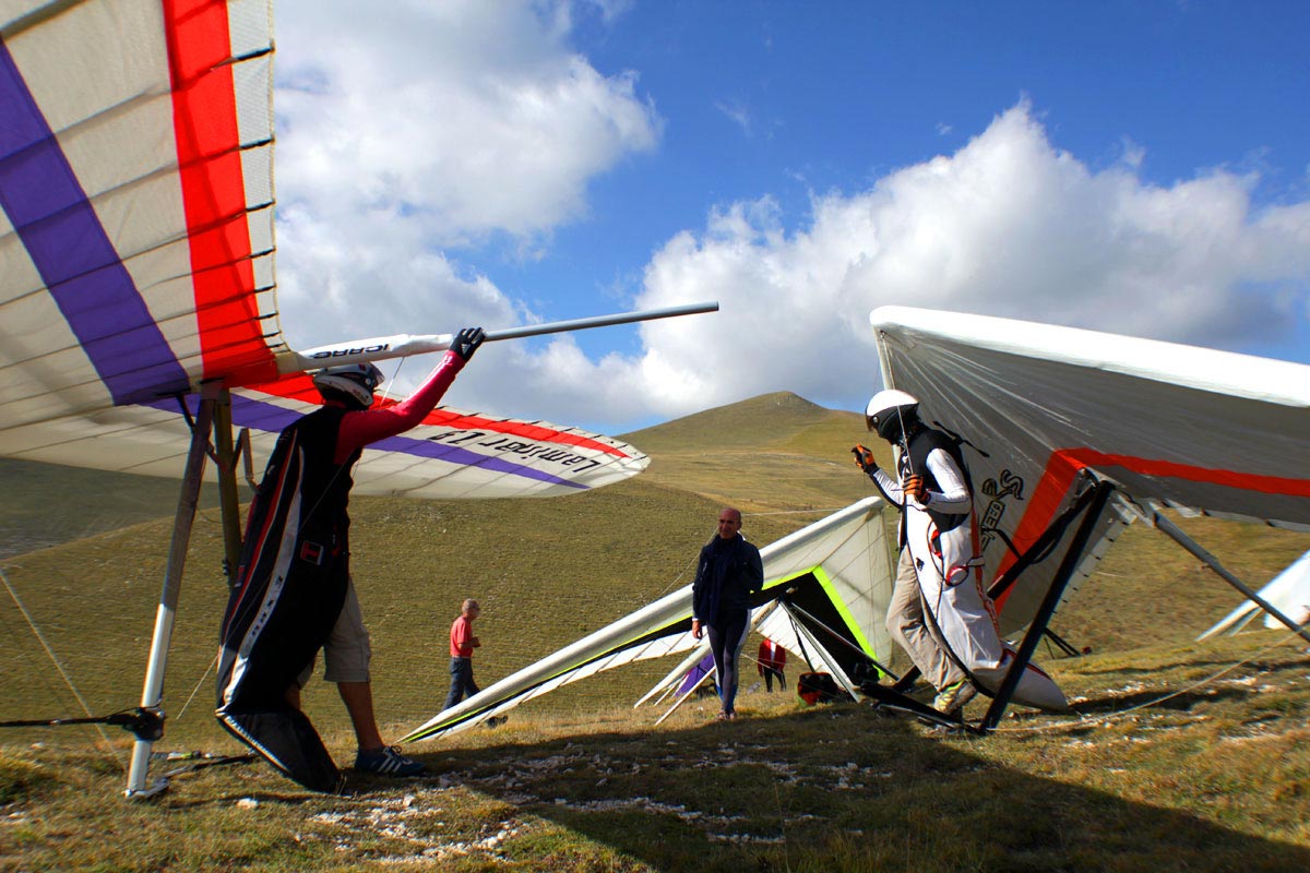 parapendio Umbria deltaplano